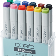 Copic Classic 12 Basic набор маркеров в кейсе, базовые цвета - Copic Classic 12 Basic набор маркеров в кейсе, базовые цвета купить в официальном магазине Копик Клаб / Copic Club с доставкой по РФ и всему миру