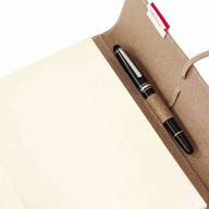 Блокнот SenseBook Flap L с кожаной обложкой клетка А4 80 гм - Блокнот SenseBook Flap с кожаной обложкой клетка 20.5 x 28.5 см / 80 гм купить в магазине Copic.Club с доставкой по всему миру