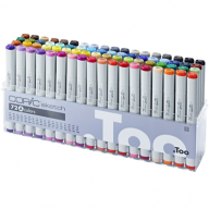 Copic Sketch 72 Set A набор маркеров с кистью в кейсе, вариант А - Copic Sketch 72 Set A большой набор маркеров с кистью в кейсе, вариант А купить в официальном магазине Copic.Club с доставкой по РФ и всему миру